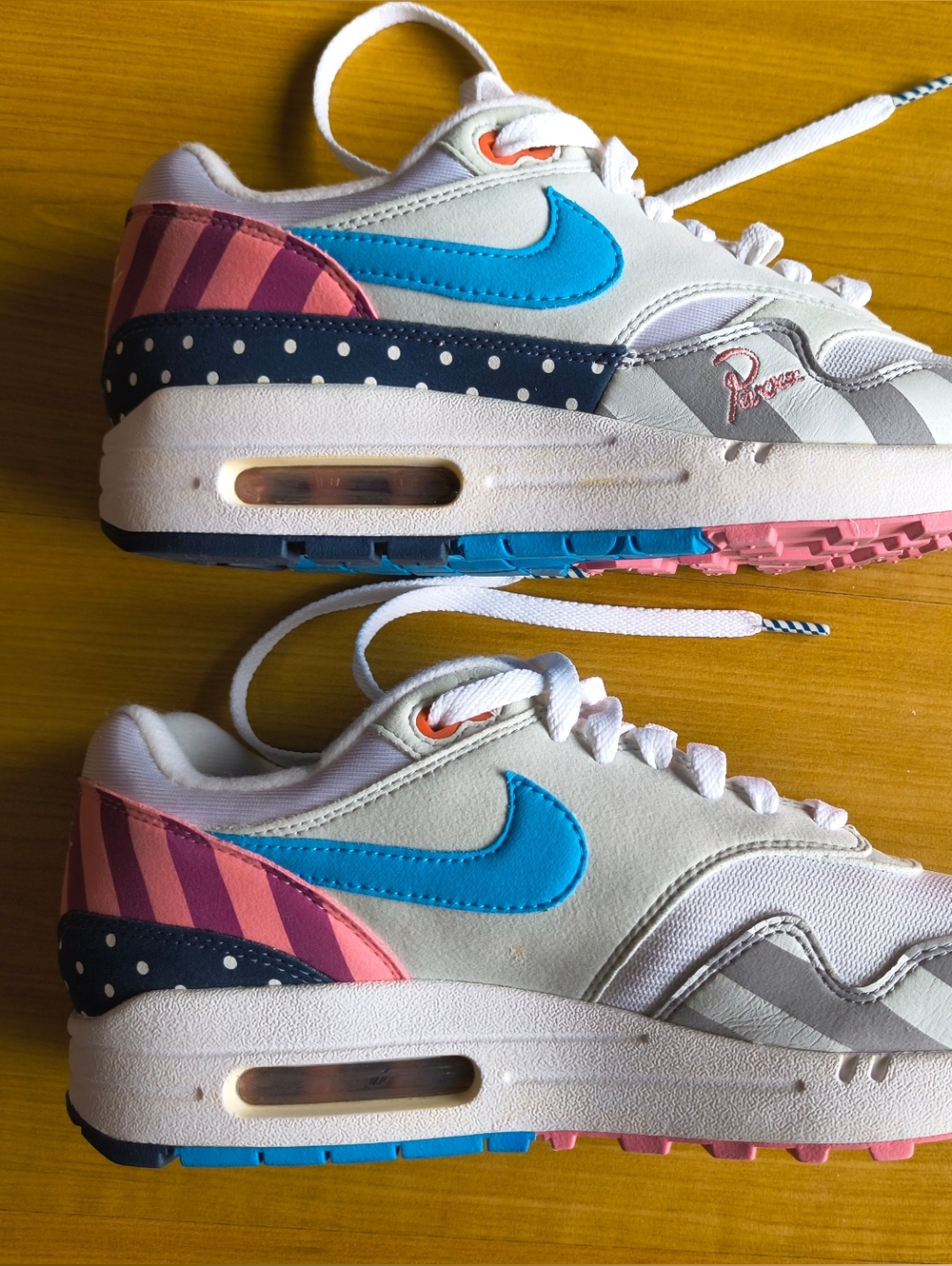Nike Air Max 1 Collab With Dutch artist Piet Parra Size 7.5 Like New - Picture 10 of 16